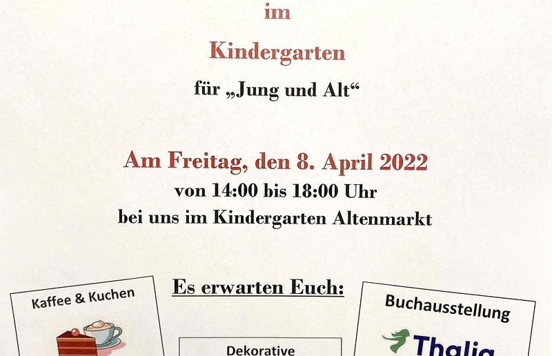 OSTERTREFF im Kindergarten / Bianca Pirker Pfarrkindergarten Altenmarkt