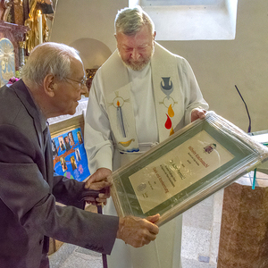 Dr. Anton Pannold, 70 Jahre Organist der Pfarre