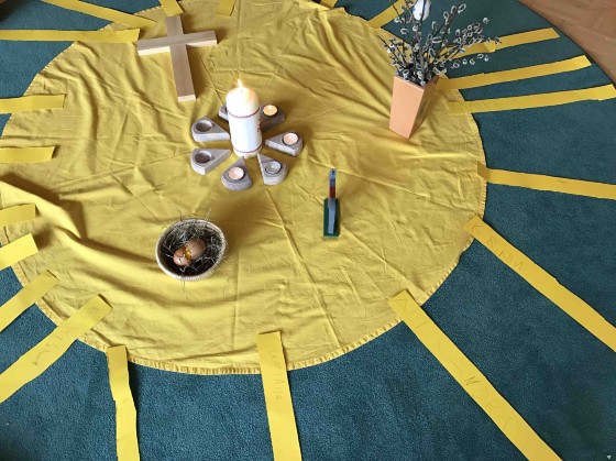 Ostern 2017 im Pfarrkindergarten Altenmarkt / Pater Ulrich Diel OSB